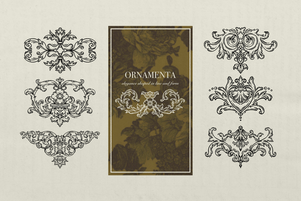 OrnamentalGarden  Frames&Ornaments, a Decorative Illustration by heyXeni (Photo 5 of 11)