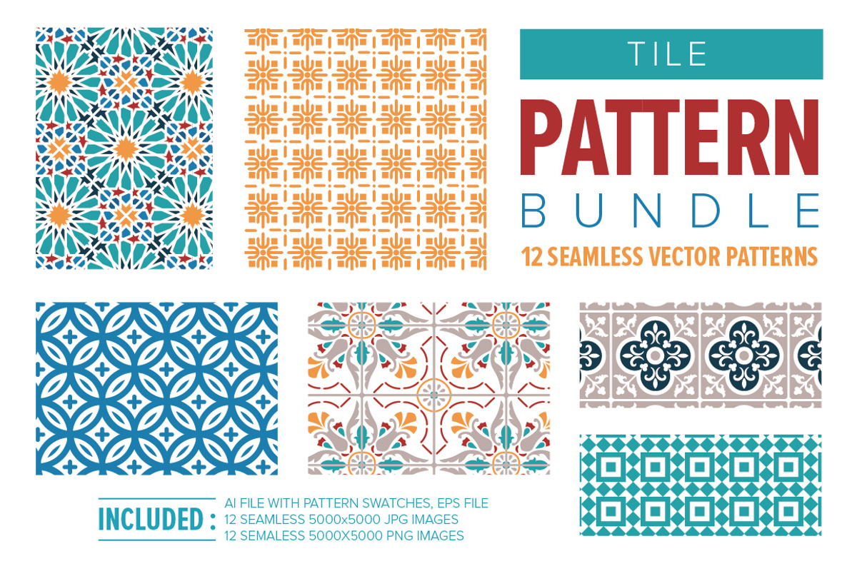 TILE Pattern Bundle, a Pattern Graphic by Anugraha Design (Photo 6 of 7)