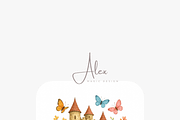 Castle Clipart Bundle, a Decorative Illustration by Pati Charm Studio (Thumbnail 6 of 8)