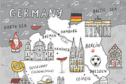 Germany Map, an Education Illustration by GooseFrol (Thumbnail 3 of 7)