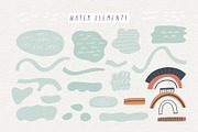 Boho map creator - 270+ elements, a Decorative Illustration by Olia (Thumbnail 8 of 16)