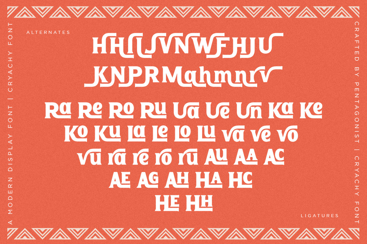 Cryachy | Modern Display, a Serif Font by Pentagonistudio (Photo 10 of 11)
