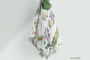 Watercolor Wildflowers Pattern #1, a Pattern Graphic by TanyaOak (Thumbnail 4 of 7)