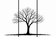Multi-Panel Tree Silhouette Laser Cu, an Object Graphic by BIPLOB EXPERT (Thumbnail 11 of 11)
