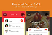 Gemionic - Ionic Social app theme, a HTML Template by Audacitus (Thumbnail 3 of 4)