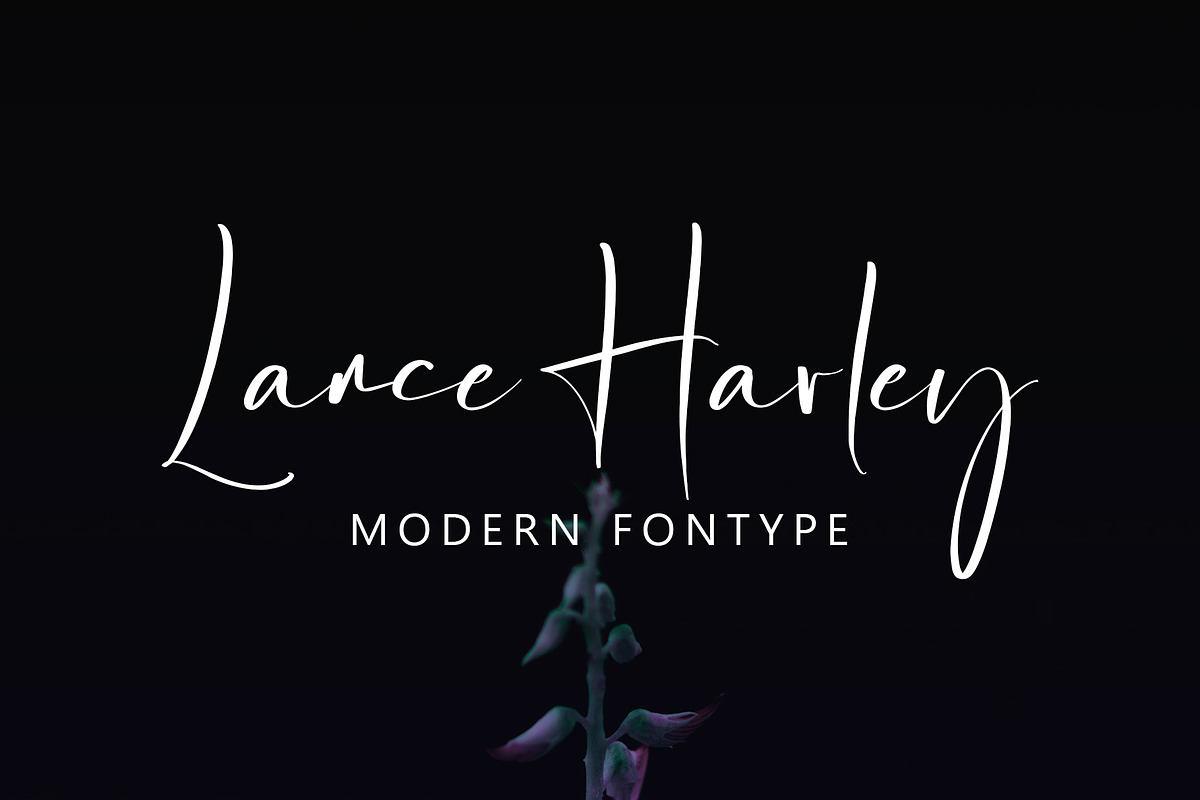 Lance Harley, a Handwritten Font by HaKi Studio (Photo 1 of 5)