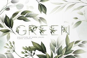 Green Leaves - Greenery Clipart