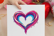 Heart Png, Brushstroke Valentines, an Illustration by Designking (Thumbnail 1 of 6)