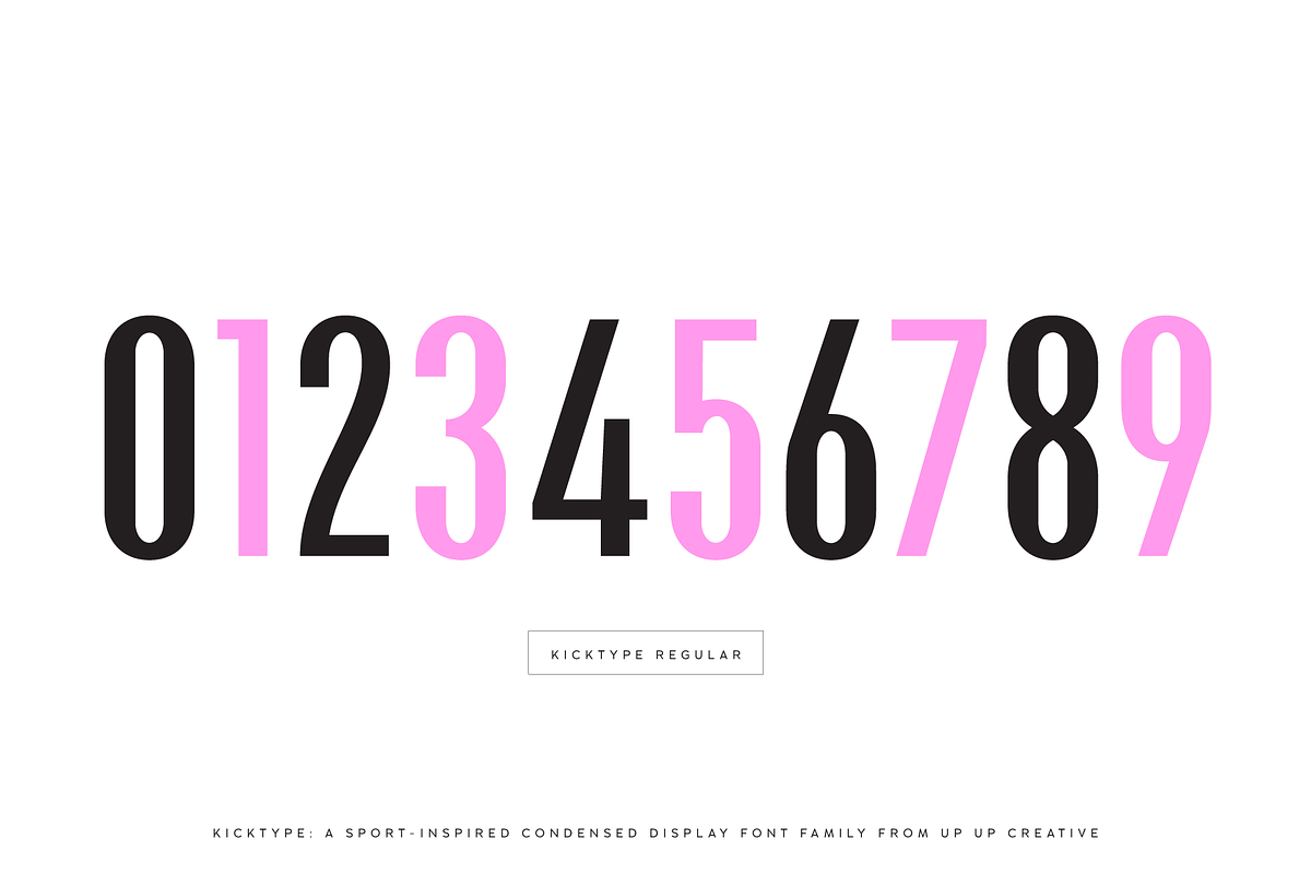 Kicktype Sport-Inspired Font Family, a Sans Serif Font by Up Up Creative (Photo 13 of 15)
