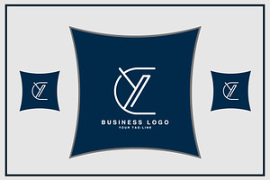 Alphabet Letters Icon Logo CY or YC