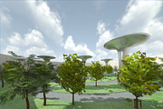 Futuristic Architecture Skyscraper 9, an Architecture 3D Model by Daniel Mikulik (Thumbnail 10 of 10)