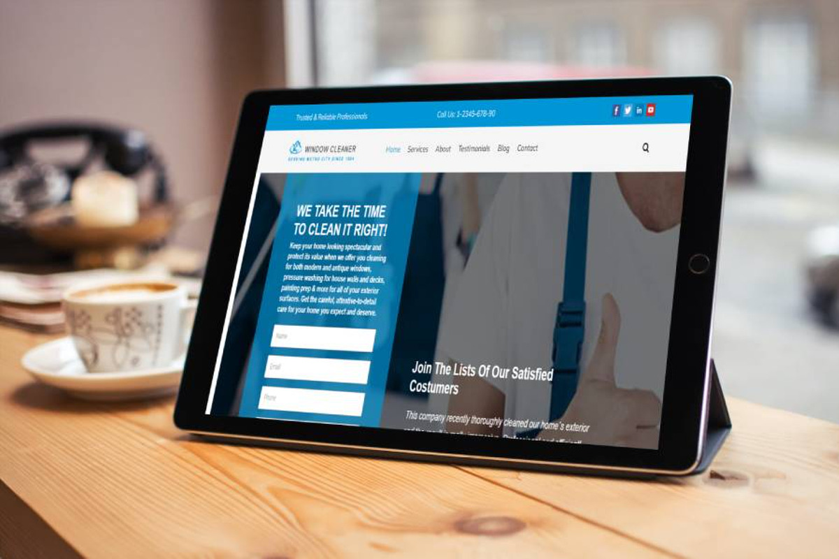 Window Cleaner WordPress Theme preview 4