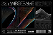 225 Wireframe Elements Bundle, an Object Graphic by Graphicdome (Thumbnail 1 of 52)