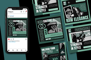 Fashion Instagram Post Template, a Social Media Template by Artnivora.Std