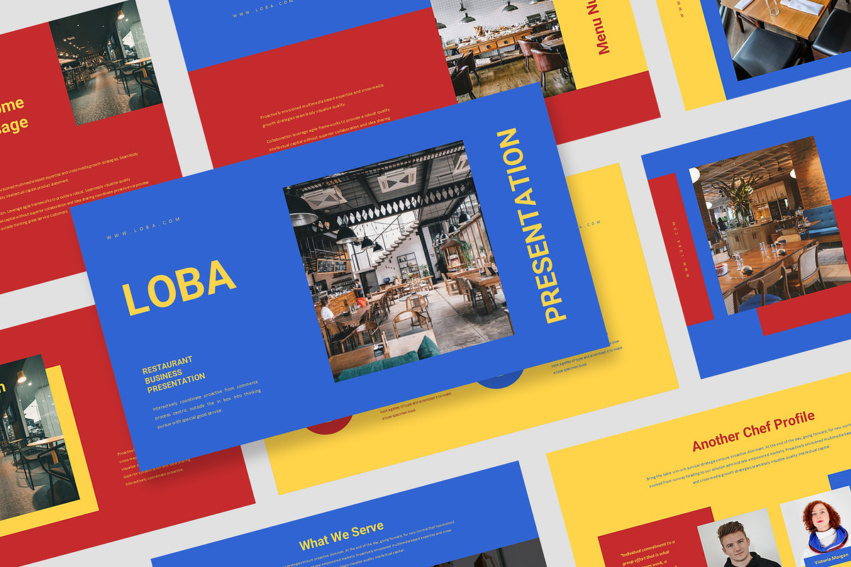 Loba : Food Service Powerpoint