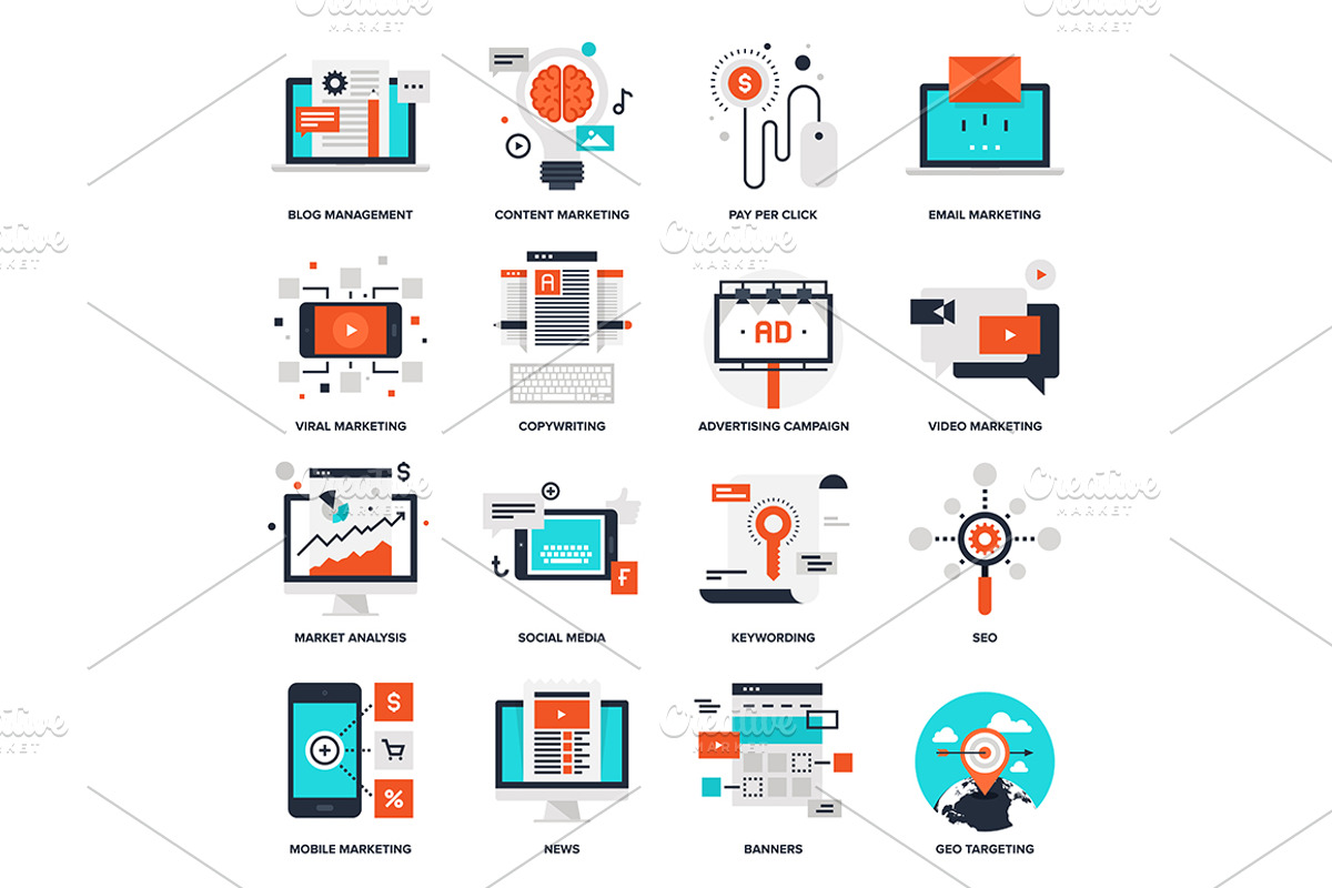 Digital Marketing, an Outline Icon by Maxim_Basinski (Photo 2 of 2)