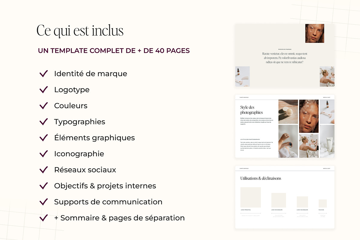 Template Charte graphique, a Presentation Template by MargauxQuercy (Photo 3 of 9)