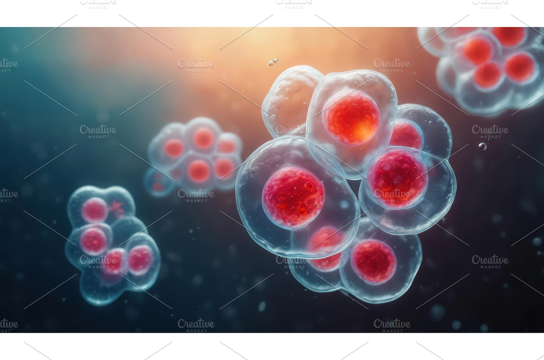 Cellular regeneration process with, a Technology Photo by tilialucida