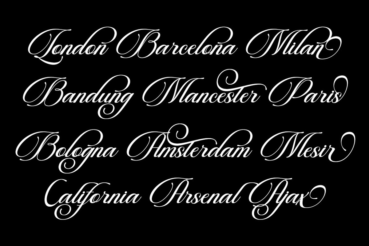 Beautiful Heliography Script, a Script Font by Has_rizal (Photo 4 of 12)