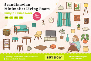 Scandinavian Minimalist Living Room