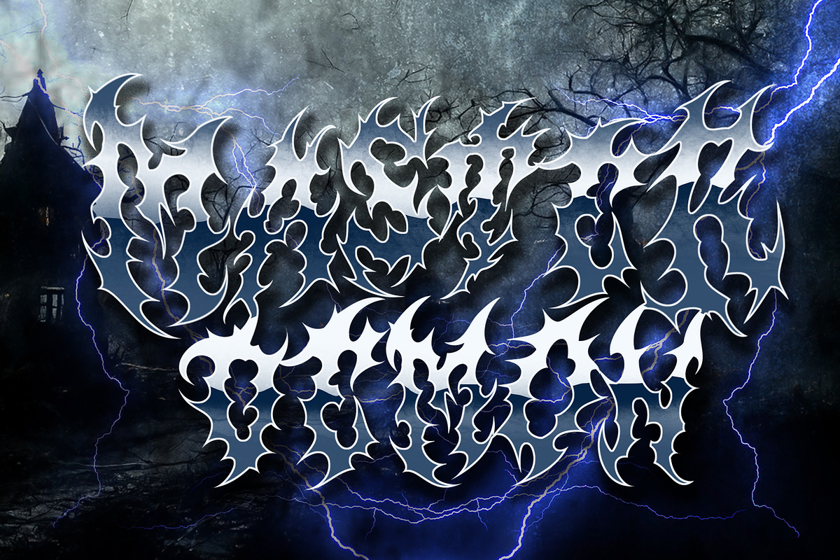 SATRUNS Metal Blackletter Horror, a Blackletter Font by dansdesign (Photo 8 of 18)
