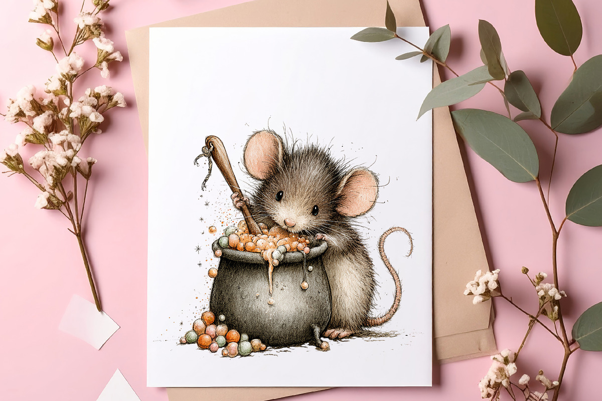 Whimsical Woodland Halloween Clipart, a Transportation Illustration by SinaCreation (Photo 6 of 8)