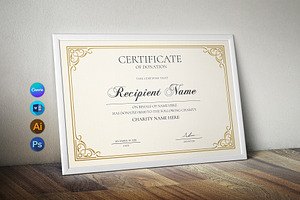 Donation Certificate