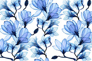 Transparent Flowers. Patterns, a Pattern Graphic by made by Tanya (Thumbnail 2 of 5)