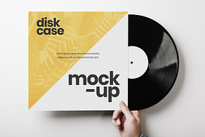 Disc Cover PSD Mockup