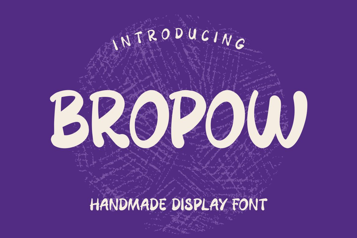 Bropow, a Sans Serif Font by Ary_ngeblur (Photo 1 of 4)