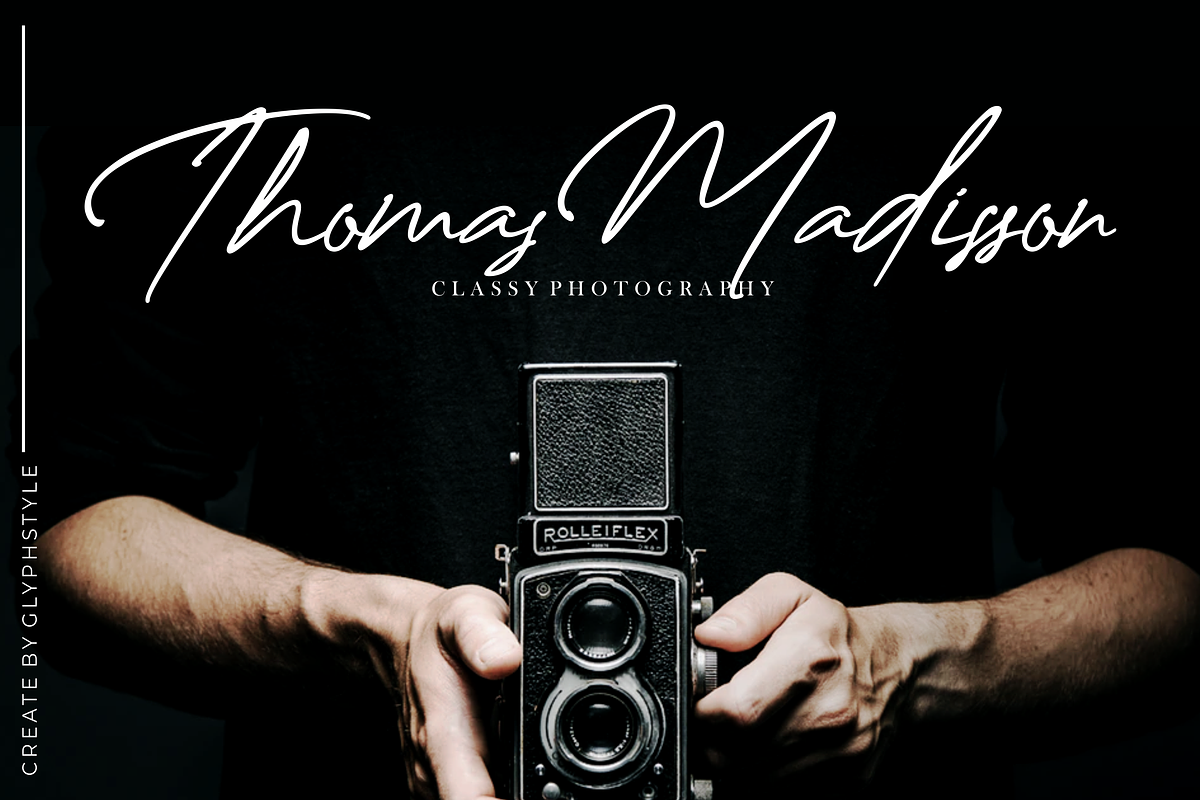 Creattion a Ink Stylish Signature, a Script Font by Glyphstyle (Photo 4 of 13)