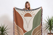 Woven Blanket Mockup PSD / PNG, a Household Mockup by Mockups Studio (Thumbnail 3 of 6)