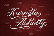 Meighan Script, a Script Font by Lettersams (Thumbnail 5 of 9)