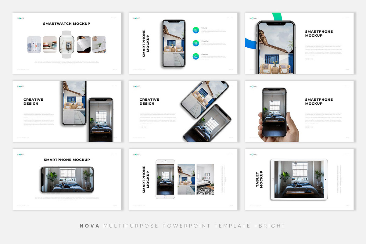 NOVA - Creative PowerPoint Template, a Presentation Template by PPTMORE