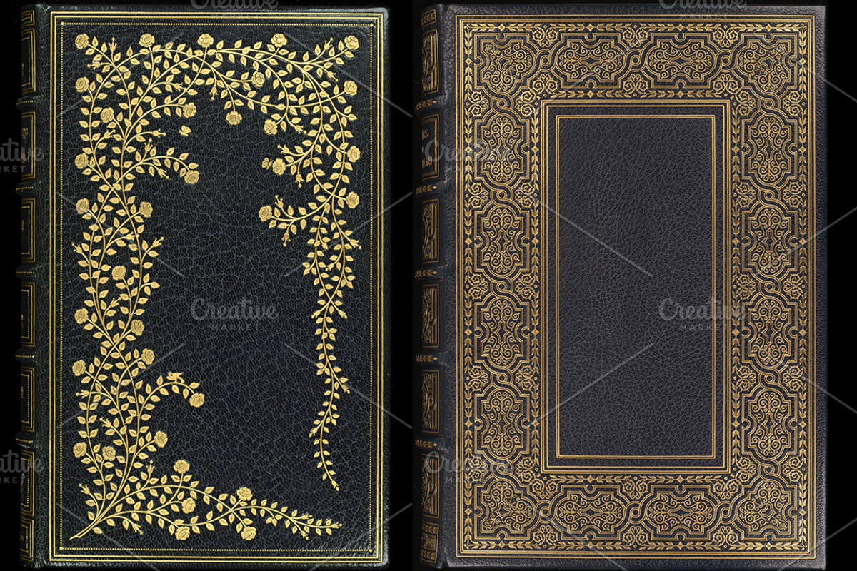 Antique Book Covers, a Texture Graphic by Blue Line Design (Photo 24 of 24)