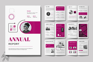 Annual Report Template, a Brochure Template by MightyDesign