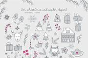 Warm Wishes Christmas collection, an Object Graphic by Cozy pattern shop (Thumbnail 2 of 13)