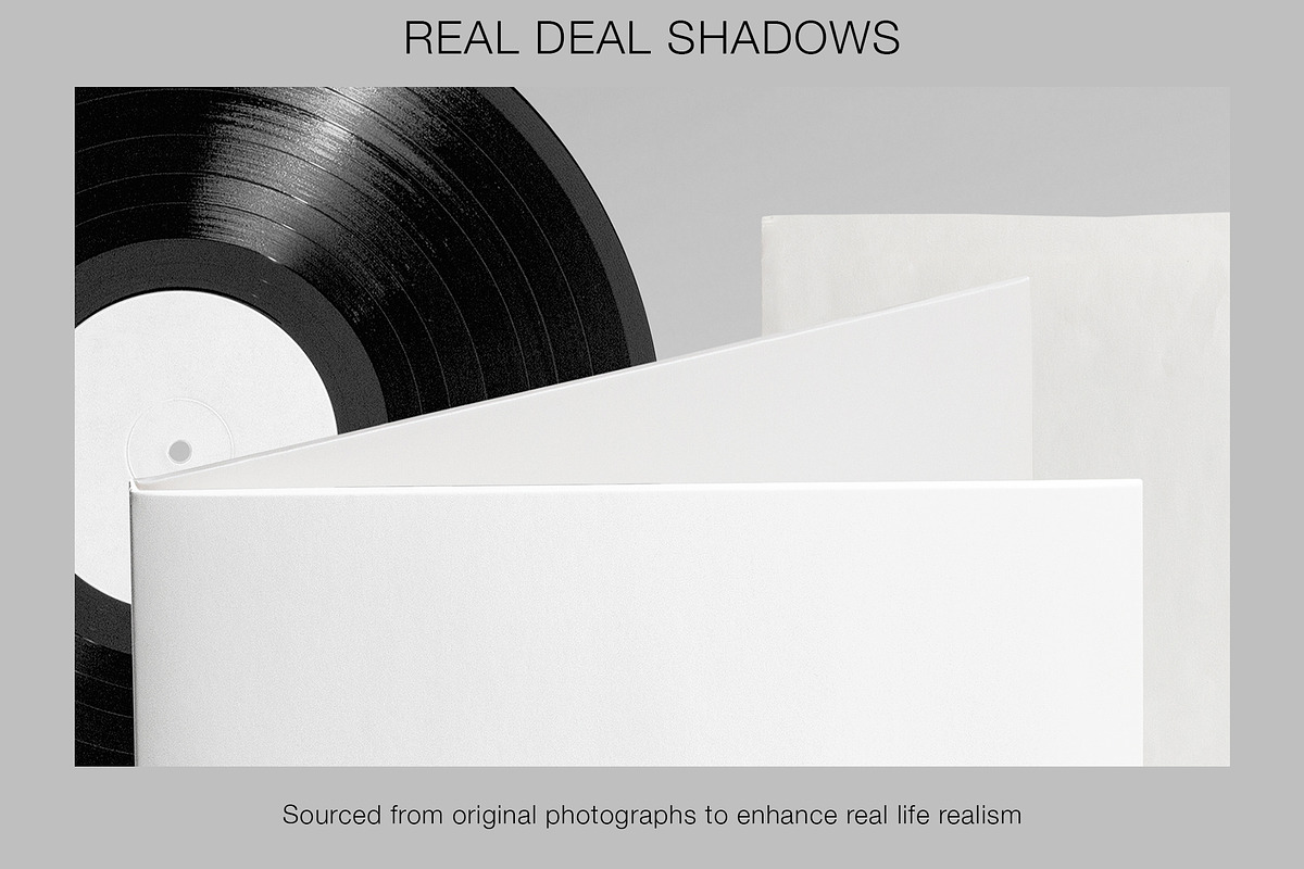 Gatefold Vinyl Mockup Pack, a Packaging Mockup by Glue Lab (Photo 4 of 8)