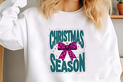 Christmas Season PNG, Leopard Bow Ch, an Illustration by designcity5 (Thumbnail 3 of 8)