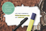 Watercolor Leather Handbag, an Illustration by Curve and Pixel (Thumbnail 2 of 4)