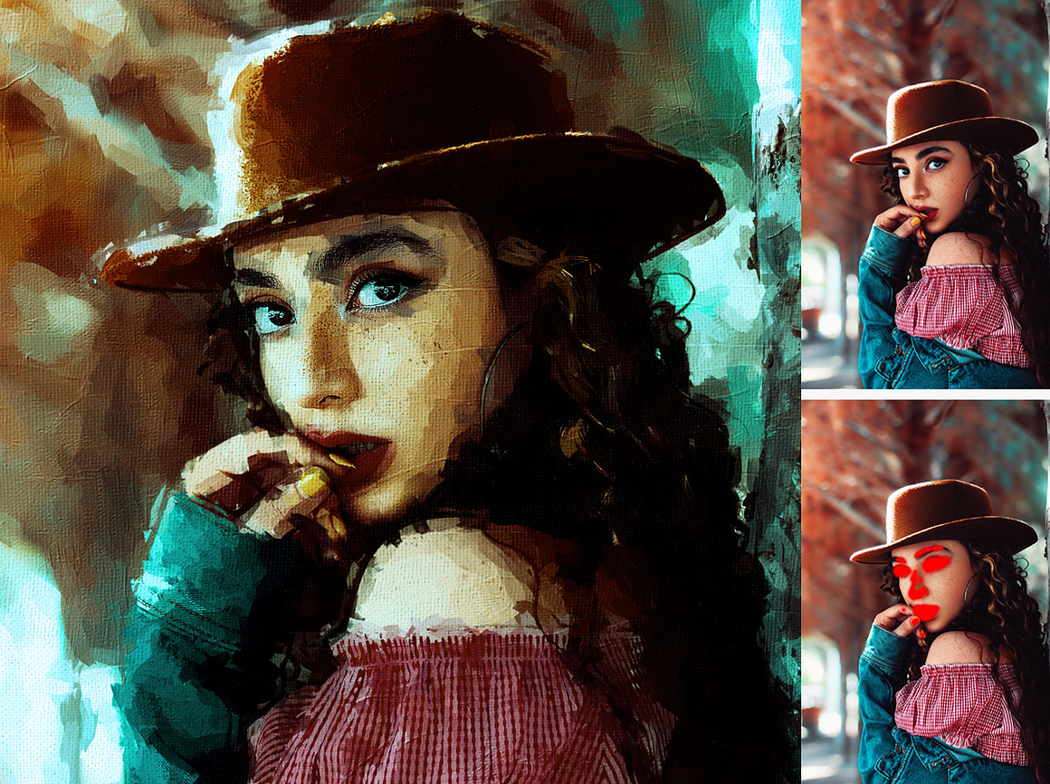 Canvas Oil Painting, an Action Add-On by MRI STUDIO (Photo 7 of 16)