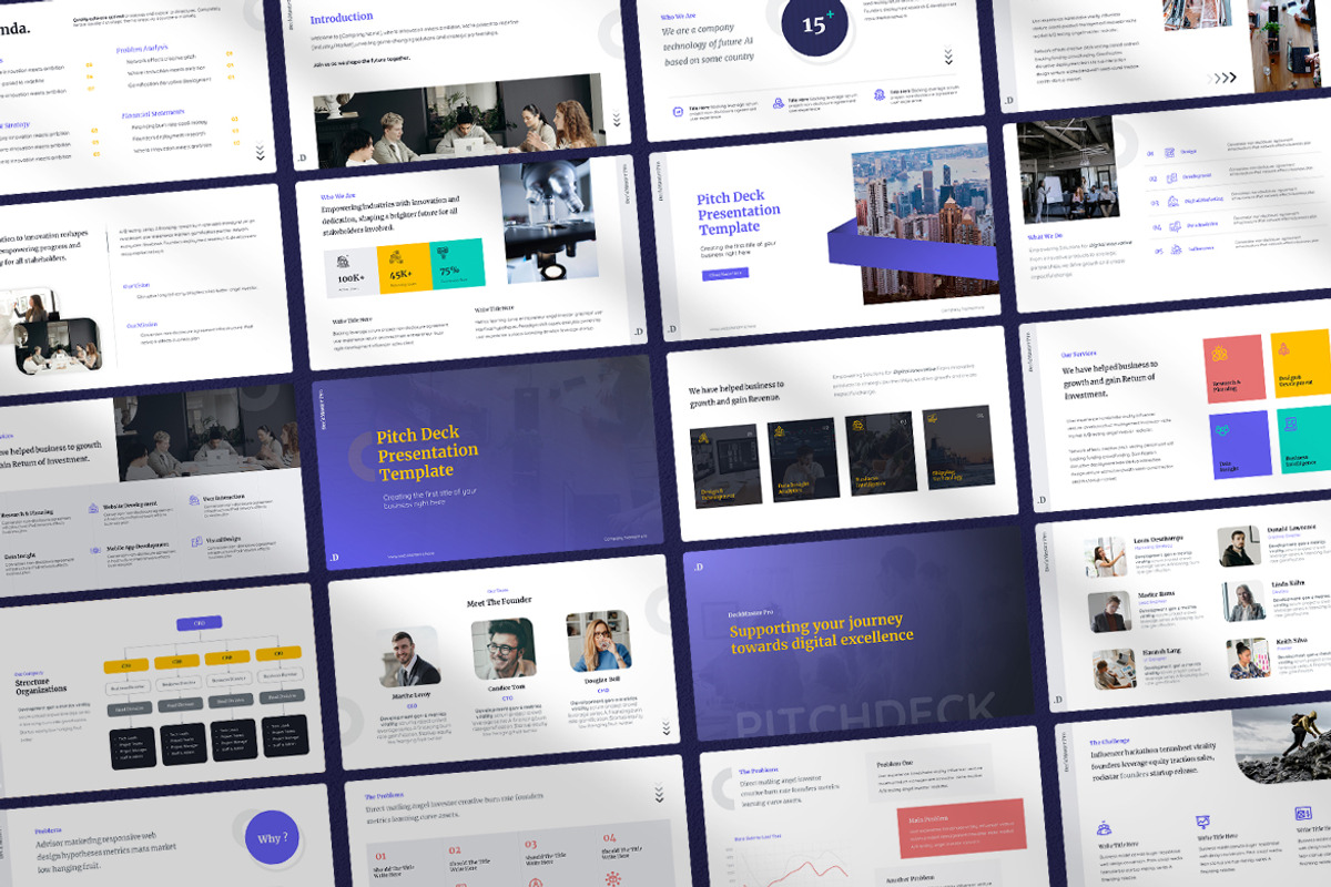 DeckMasterPro Pitchdeck Presentation, a Presentation Template by UX Dummy (Photo 2 of 4)