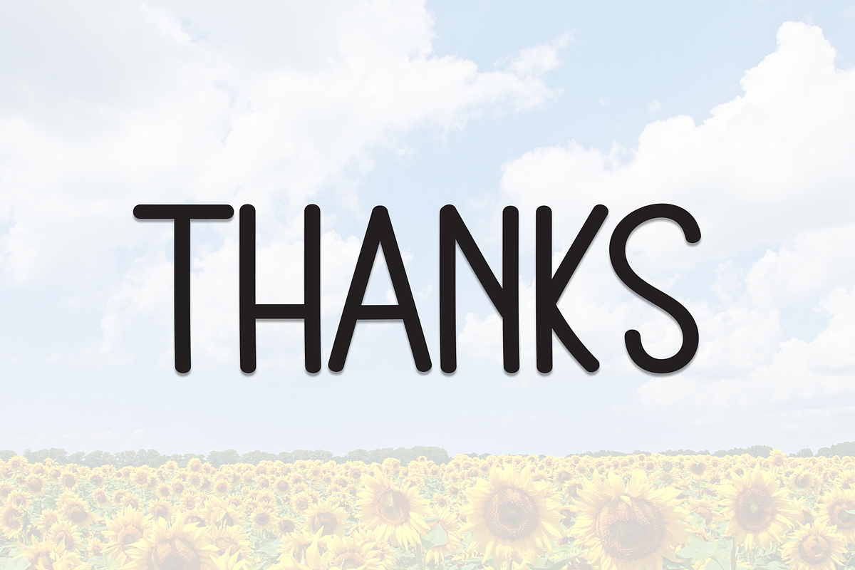 Sunflower | Script Font, a Script Font by Scratchones (Photo 8 of 8)
