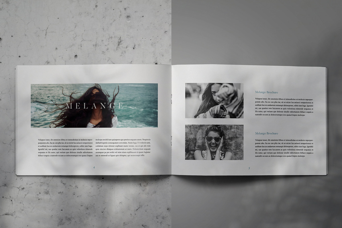 MELANGE - Brochure Lookbook Template, a Brochure Template by Indotitas (Photo 3 of 9)