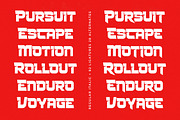 Rocket Track Modern Racing Font, a Sans Serif Font by timelesstype.co (Thumbnail 5 of 20)