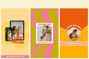 Retro Instagram Reel Cover Template, a Social Media Template by Hell Yeah Designs (Thumbnail 2 of 5)