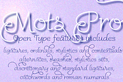 Mots Regular Pro, a Script Font by Eurotypo (Thumbnail 2 of 2)