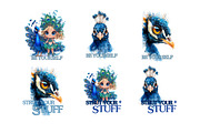 Peacock T-Shirt Sublimation Bundle, an Animal Illustration by InkyQueenArt (Thumbnail 4 of 5)