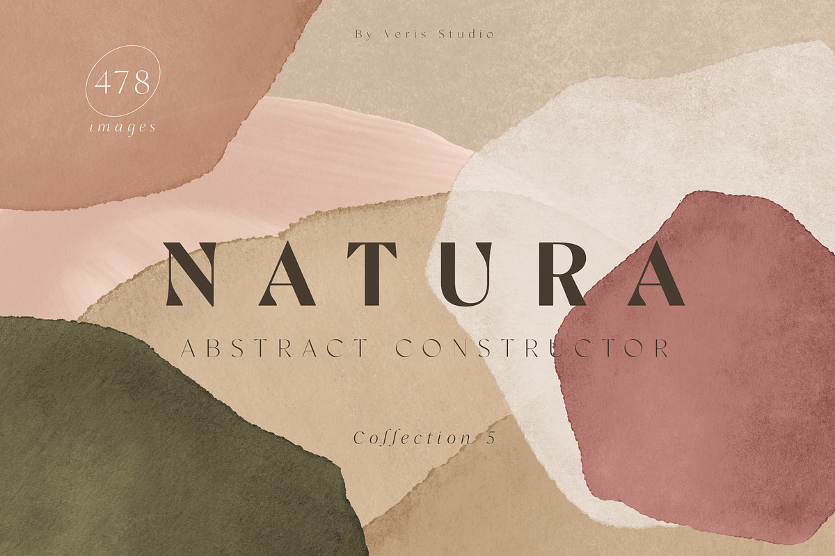 Abstract Watercolor Shapes Textures, a Texture Graphic by Veris Studio