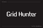 Grid Hunter Pixel Font, a Sans Serif Font by JNJ Studio (Thumbnail 1 of 10)